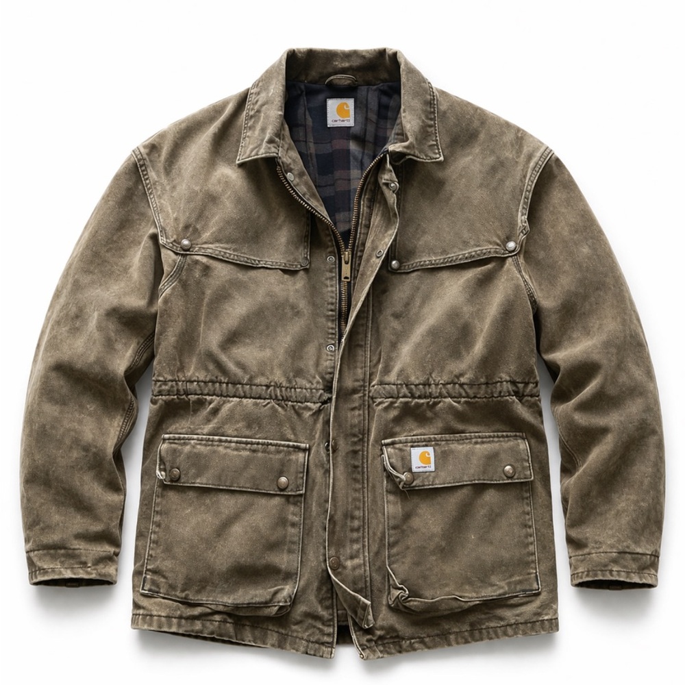 Vintage Carhartt Jacket XL Brown USA Made Workwear‎ Barn Coat
